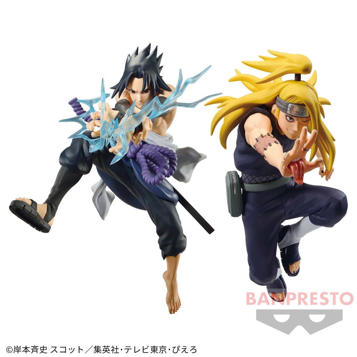 Naruto Shippuden / Sasuke ~ Vs. Deidara ~ Banpresto Vibration Stars (En Stock)