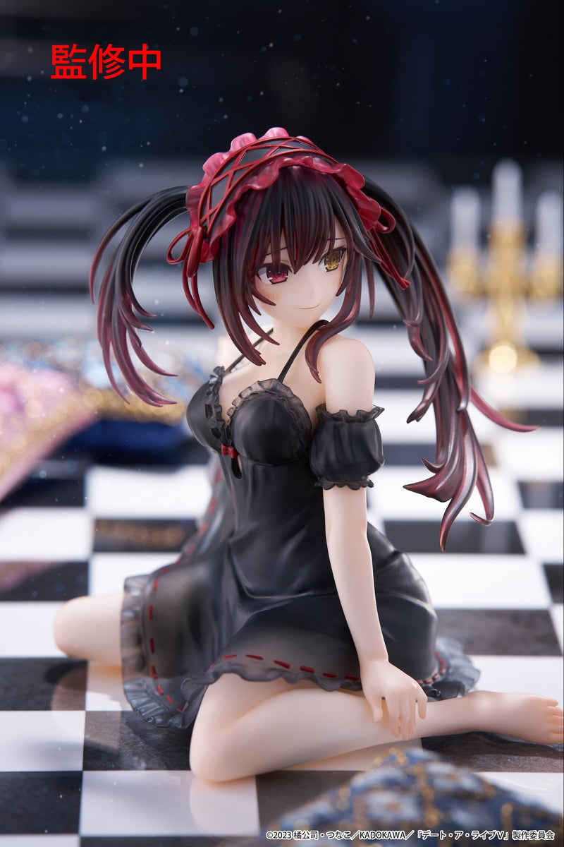 Date A Live / Kurumi Tokisaki ~ Black Nightwear Ver. ~ Taito Desktop Cute (En Stock)