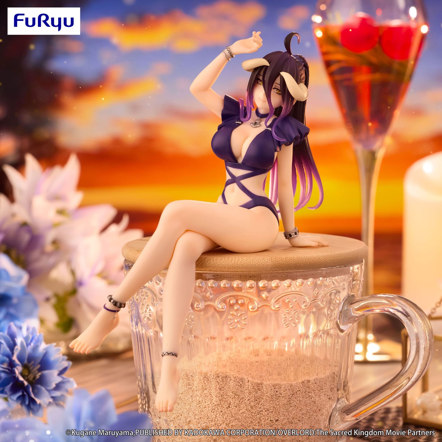 Overlord / Albedo Dark Purple Ver. FuRyu Noddle Stopper (A Pedido)