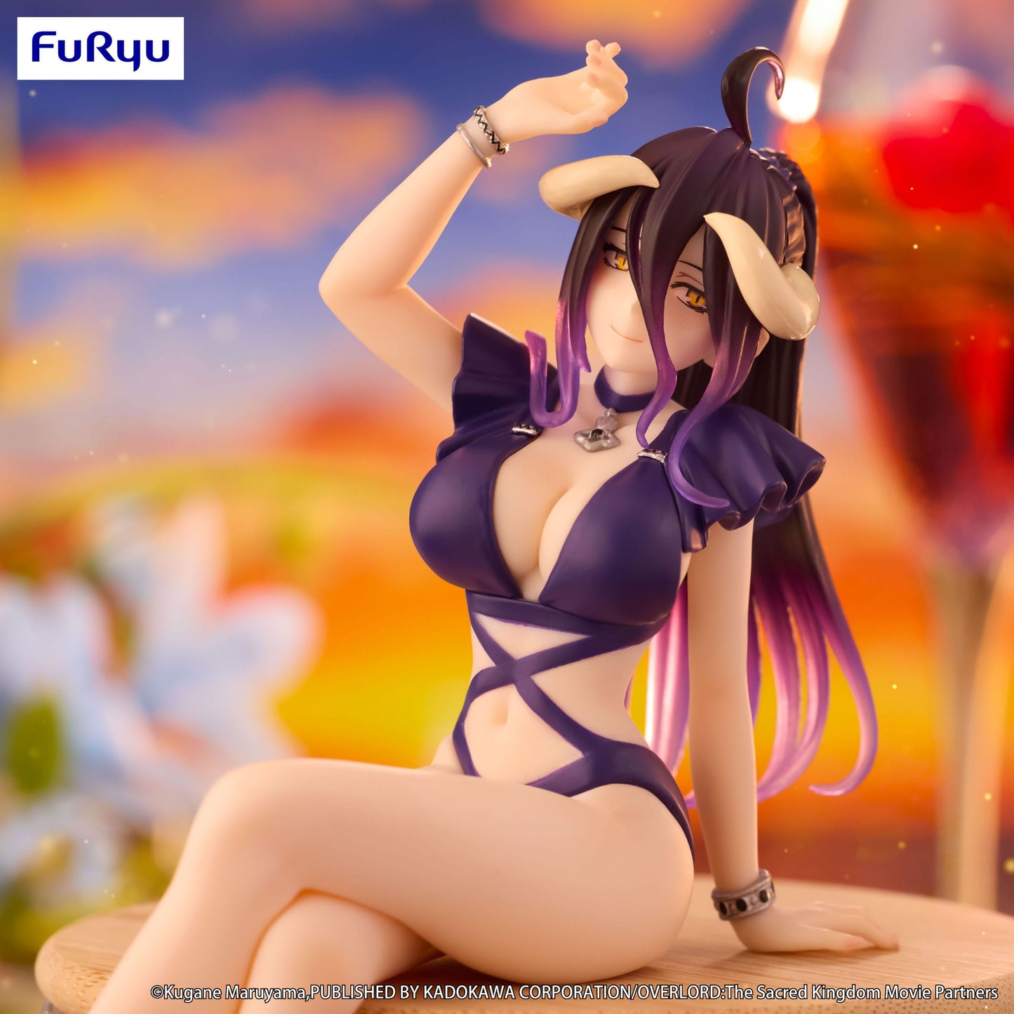 Overlord / Albedo Dark Purple Ver. FuRyu Noddle Stopper (A Pedido)
