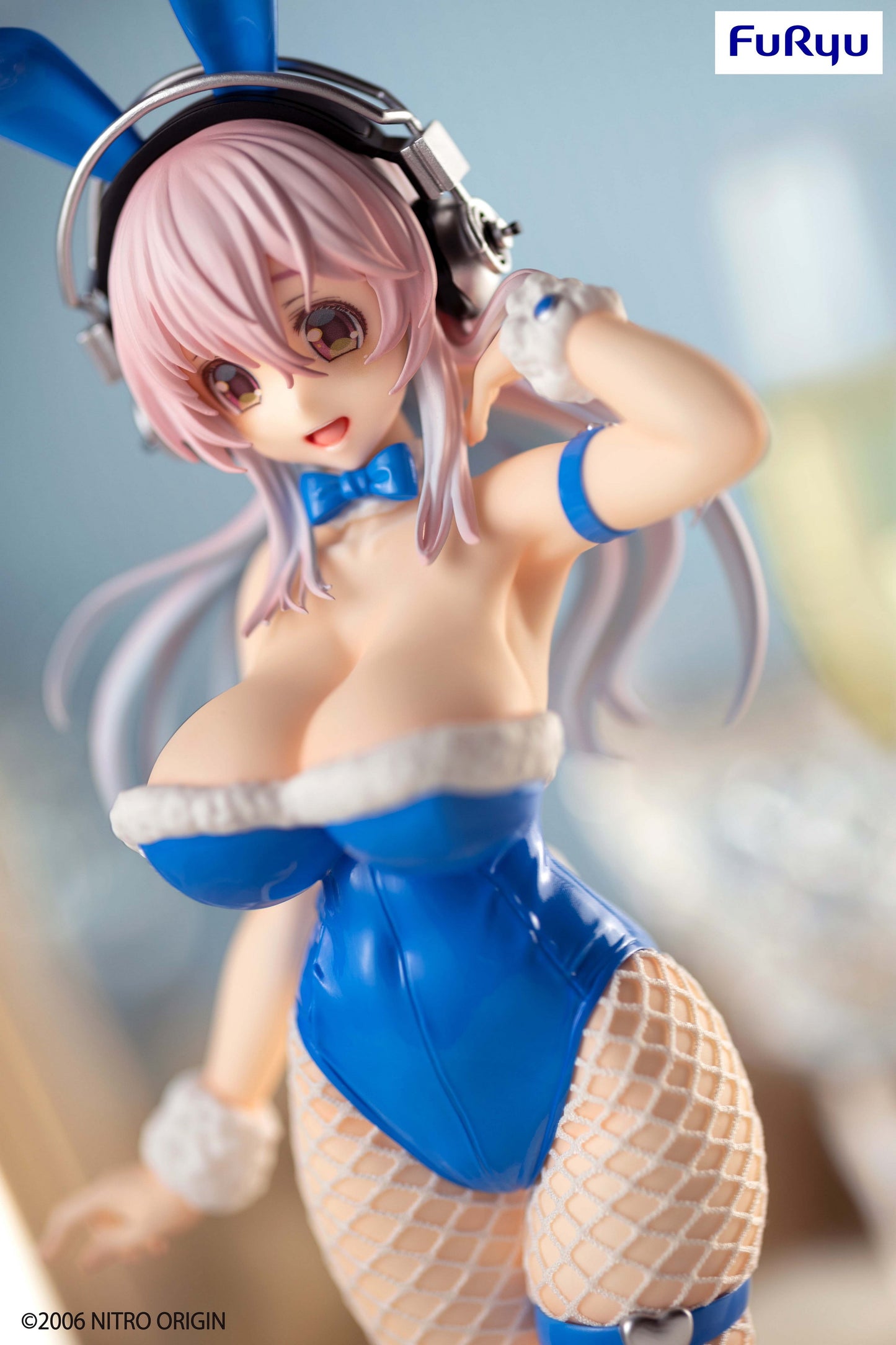 Super Sonico Bicute Bunnies Blue Ver. FuRyu (Stock)