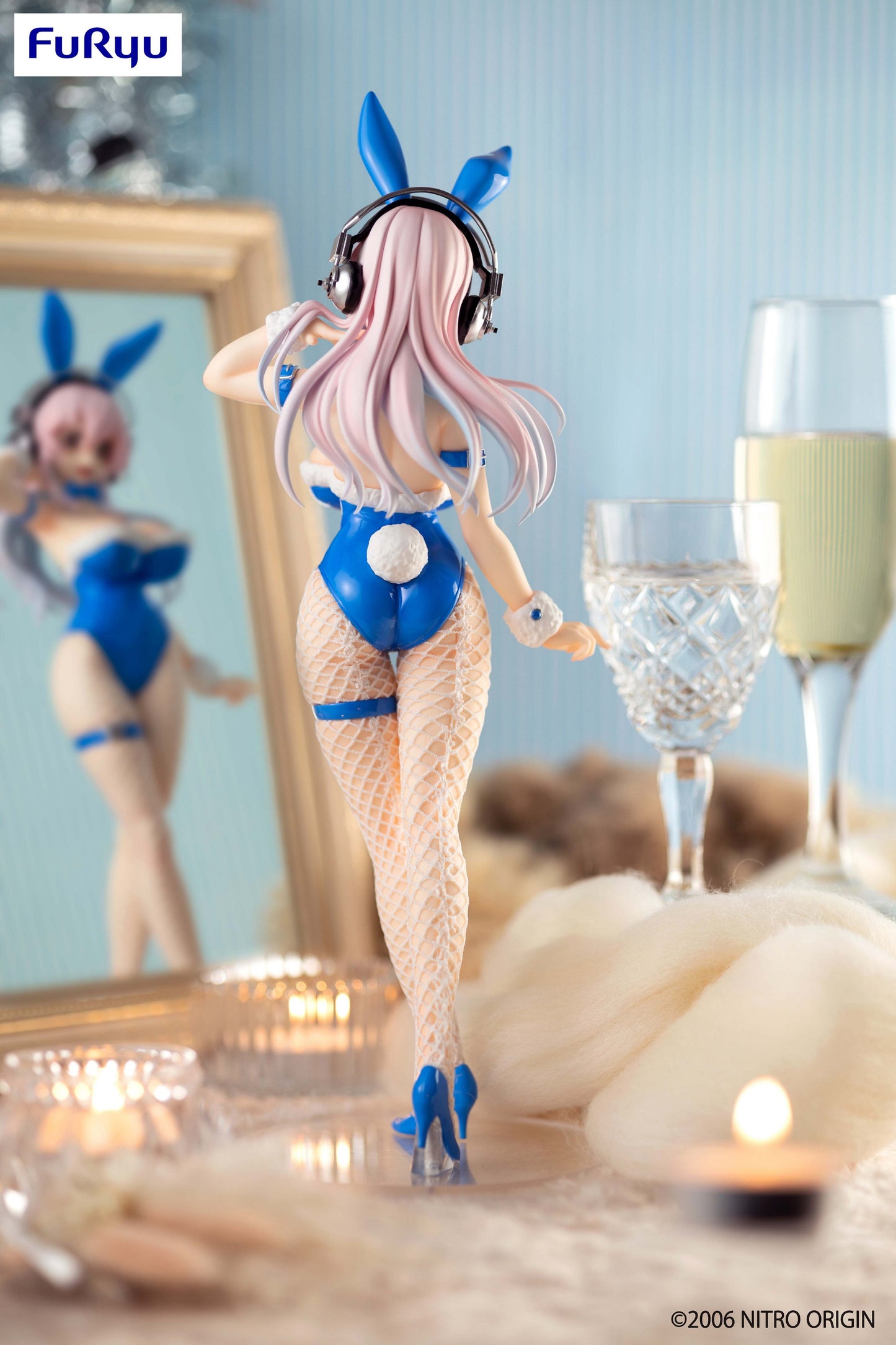 Super Sonico Bicute Bunnies Blue Ver. FuRyu (Stock)