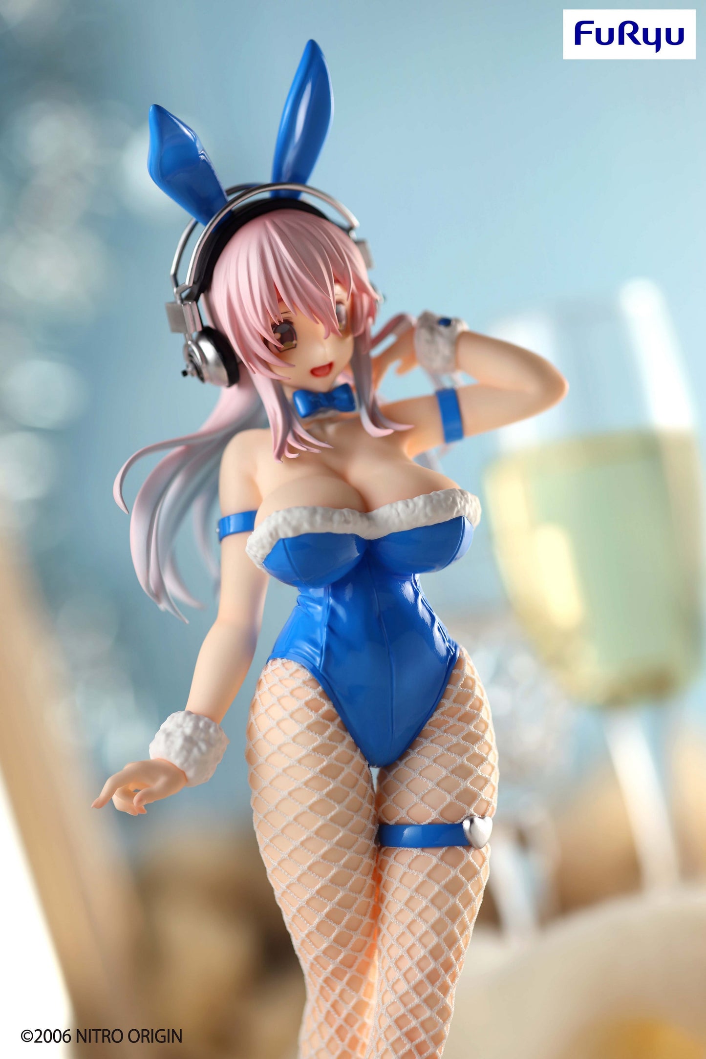 Super Sonico Bicute Bunnies Blue Ver. FuRyu (Stock)