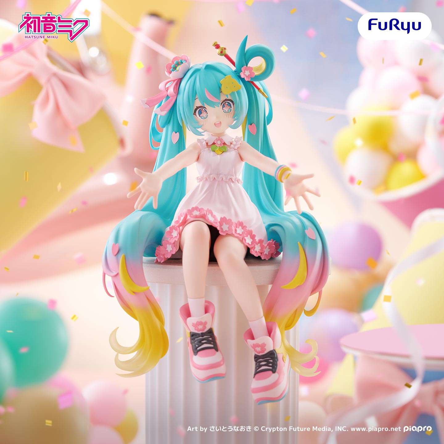 Vocaloid / Hatsune Miku ~ 10th Anniversary ~ FuRyu Noodle Stopper (Preventa)