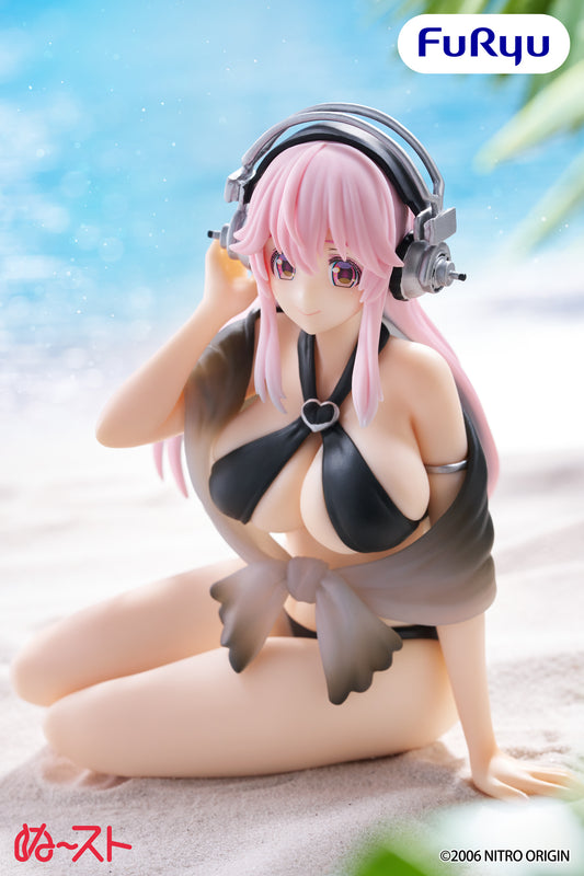 Super Sonico ~ Black Bikini ver. ~ FuRyu Noodle Stopper (Preventa)