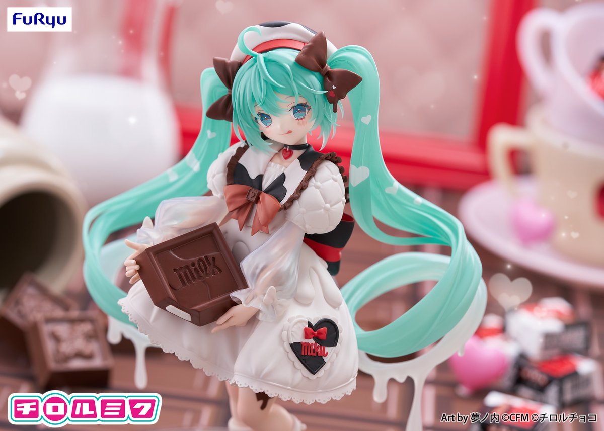 Hatsune Miku × Tirol Chocolate ~ Milk Ver. ~ FuRyu Trio Try It (Preventa)