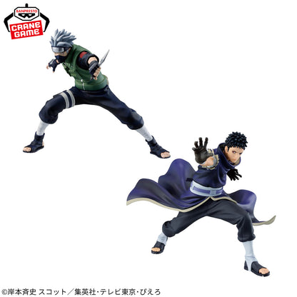 NARUTO 72 Series / Kakashi Hatake & Obito Uchiha Banpresto Vibration Stars (Preventa)