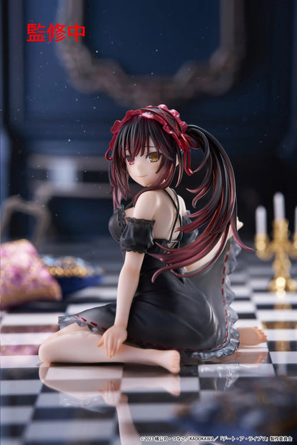 Date A Live / Kurumi Tokisaki ~ Black Nightwear Ver. ~ Taito Desktop Cute (En Stock)