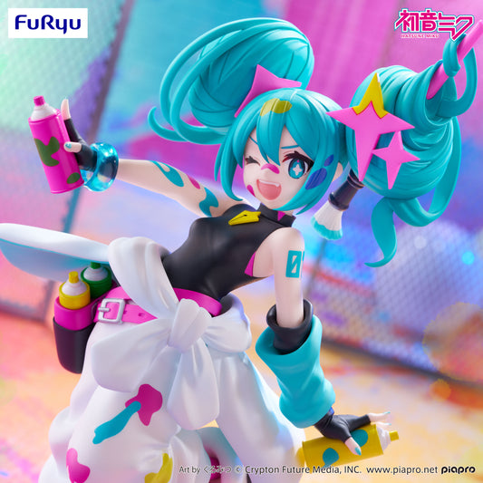 Vocaloid / Hatsune Miku Paint Girl FuRyu Trio Try It (Preventa)