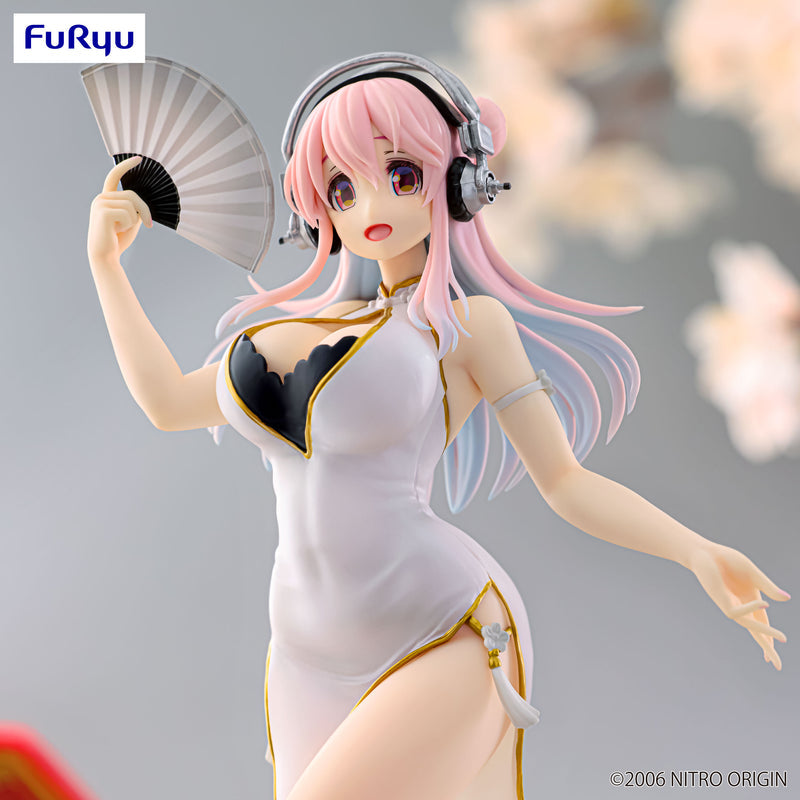 Super Sonico ~White Chinese Dress~ FuRyu Trio Try It (Preventa)