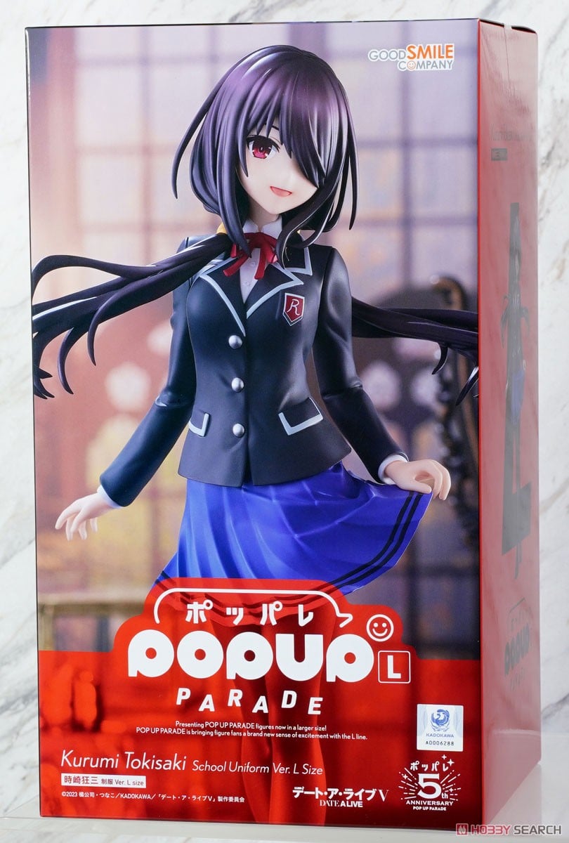 Date A Live / Kurumi Tokisaki ~ School Ver. ~ Pop Up Parade L (En Stock)