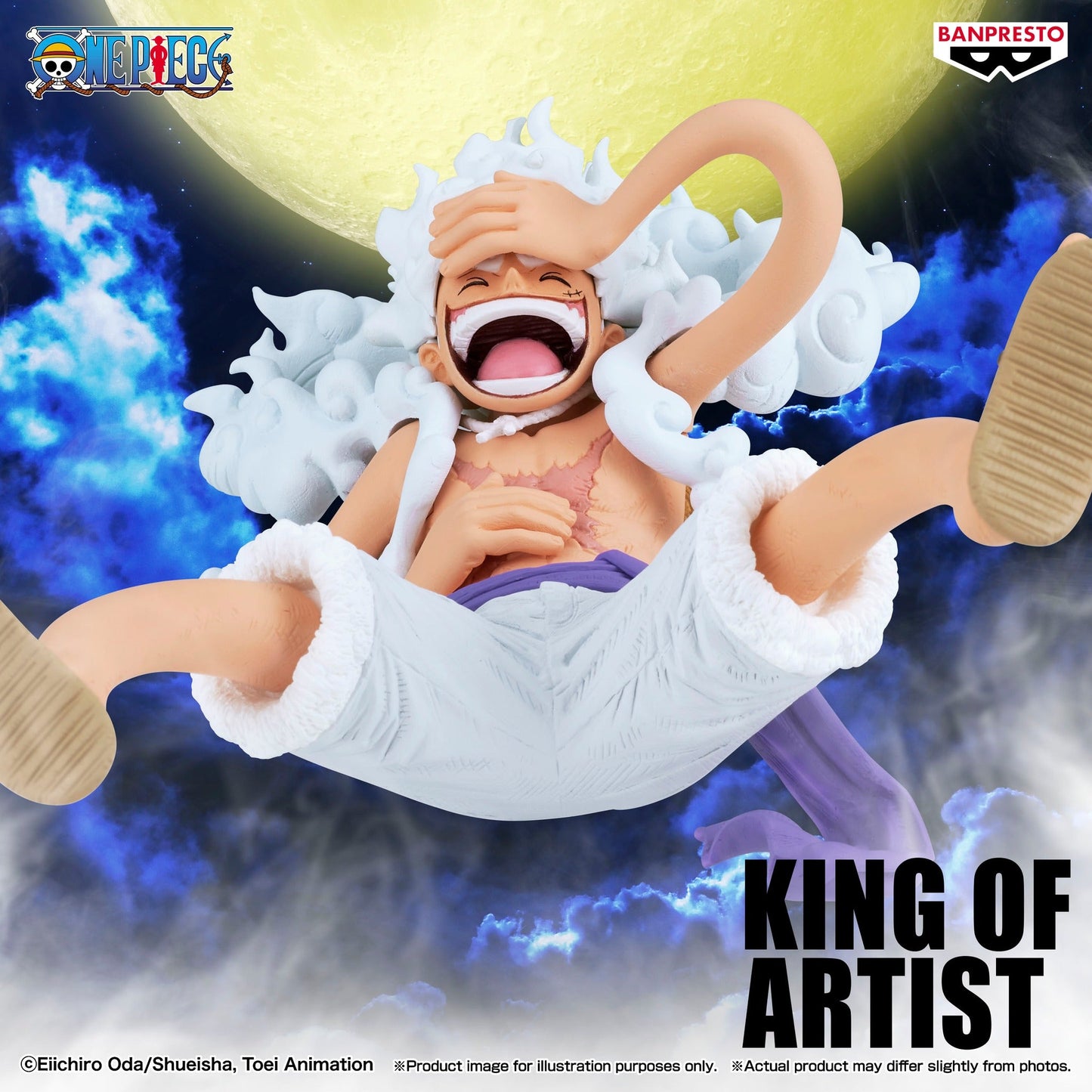 One Piece / Monkey D Luffy Gear5 Banpresto King Of Artist Vol.3 (En Stock)
