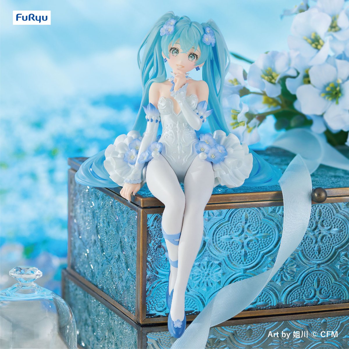 Vocaloid / Hatsune Miku Flower Fairy Nemophila FuRyu Noddle Stopper (Stock)