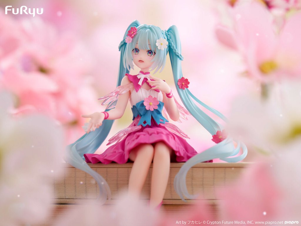 Vocaloid / Hatsune Miku Flower Fairy Cosmos FuRyu Noddle Stopper (Stock)